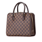 ルイ ヴィトン ダミエ トリアナ ハンドバッグ N51155 ブラウン PVC レザー レディース LOUIS VUITTON 【中古】